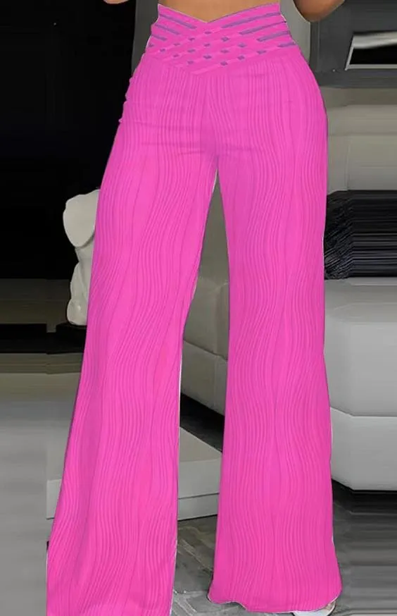 Casual High Waist Pants