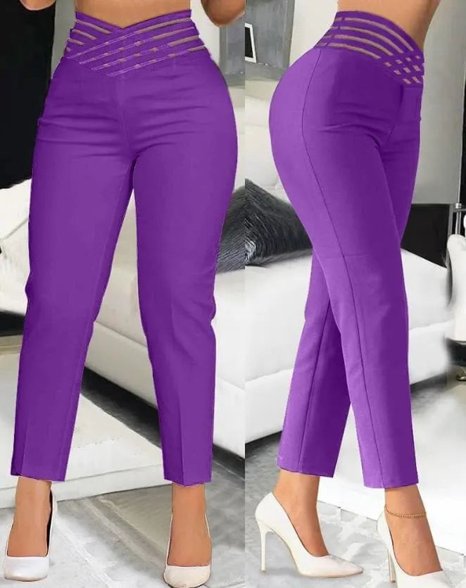 Casual High Waist Pants