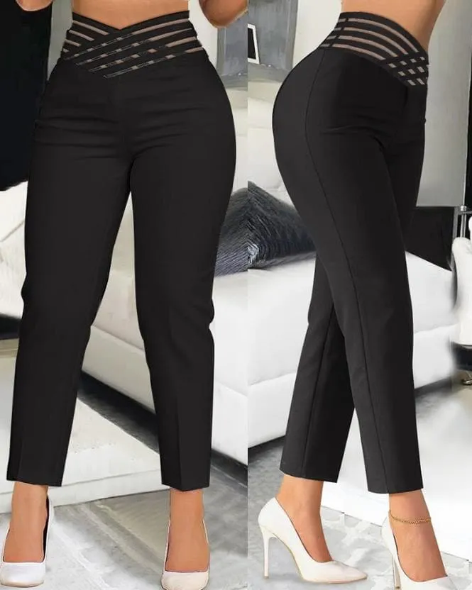 Casual High Waist Pants