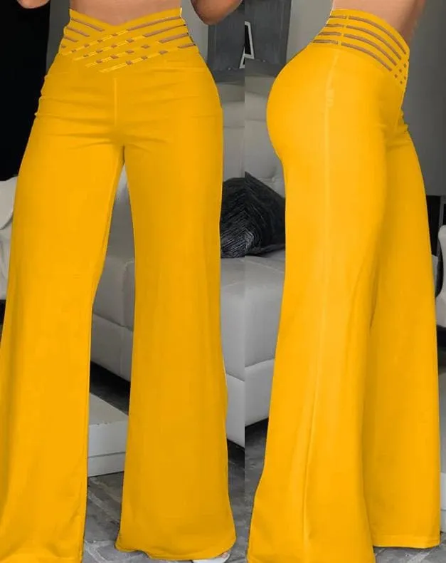 Casual High Waist Pants