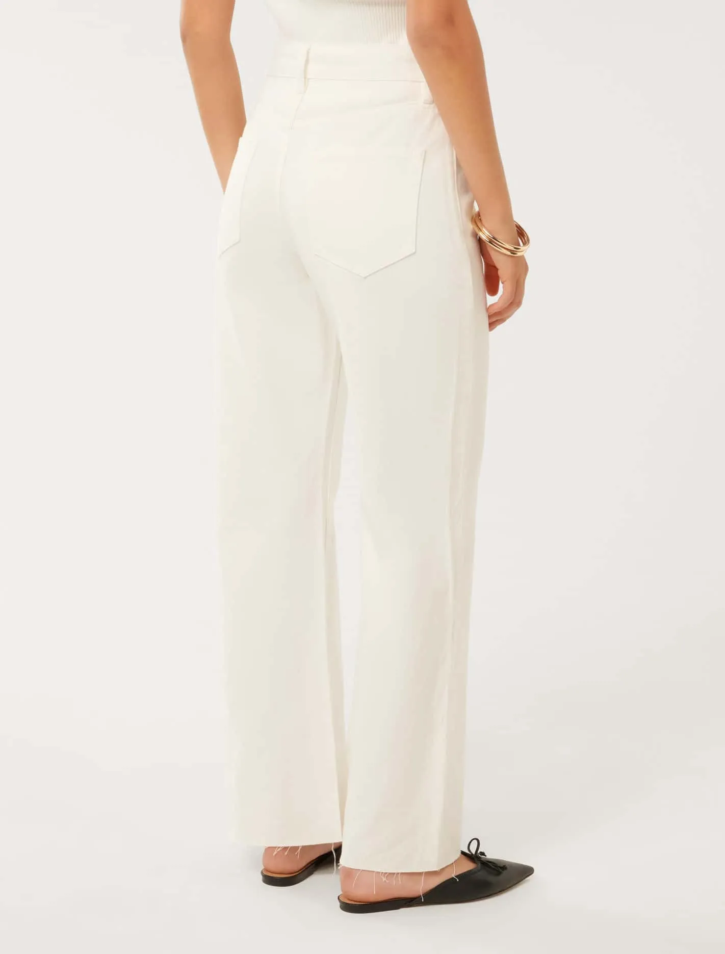 Celia Cropped Wide Leg Jeans