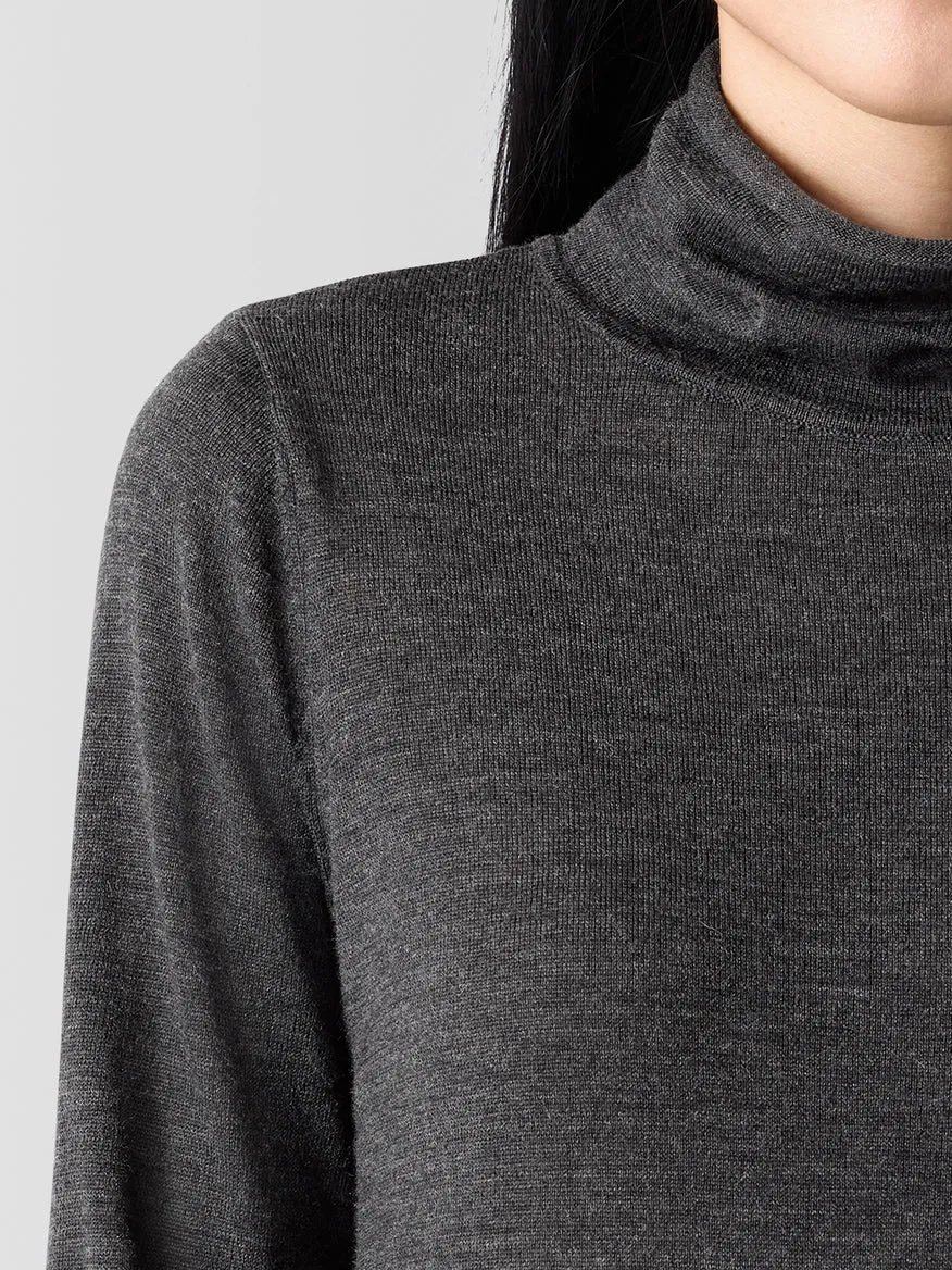 Charcoal Turtleneck Sweater