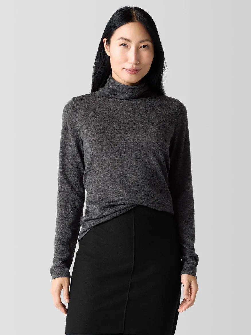 Charcoal Turtleneck Sweater