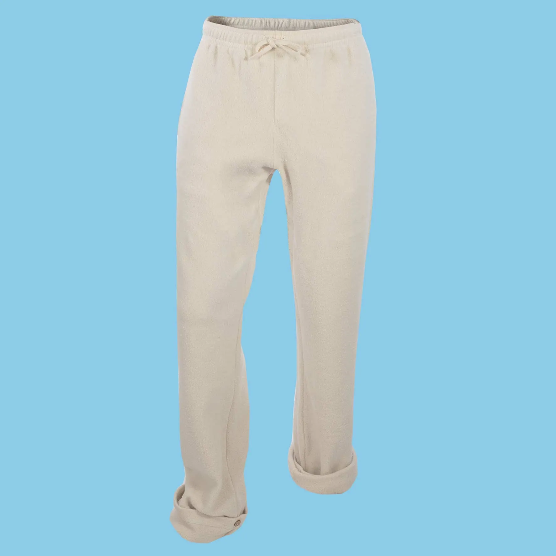 CLINT 100% Organic Cotton Fleece Sweat Pants (Plastic-free)