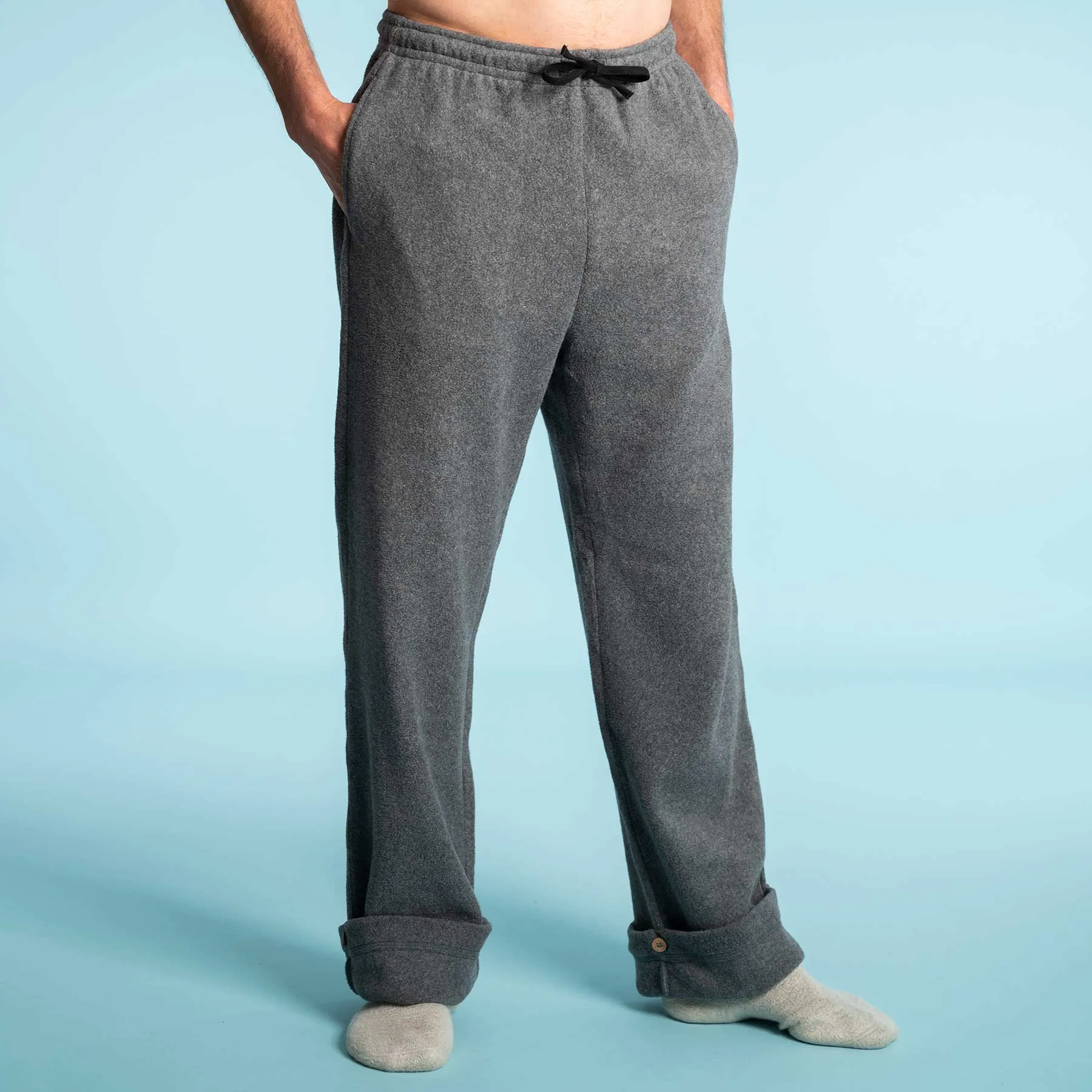 CLINT 100% Organic Cotton Fleece Sweat Pants (Plastic-free)