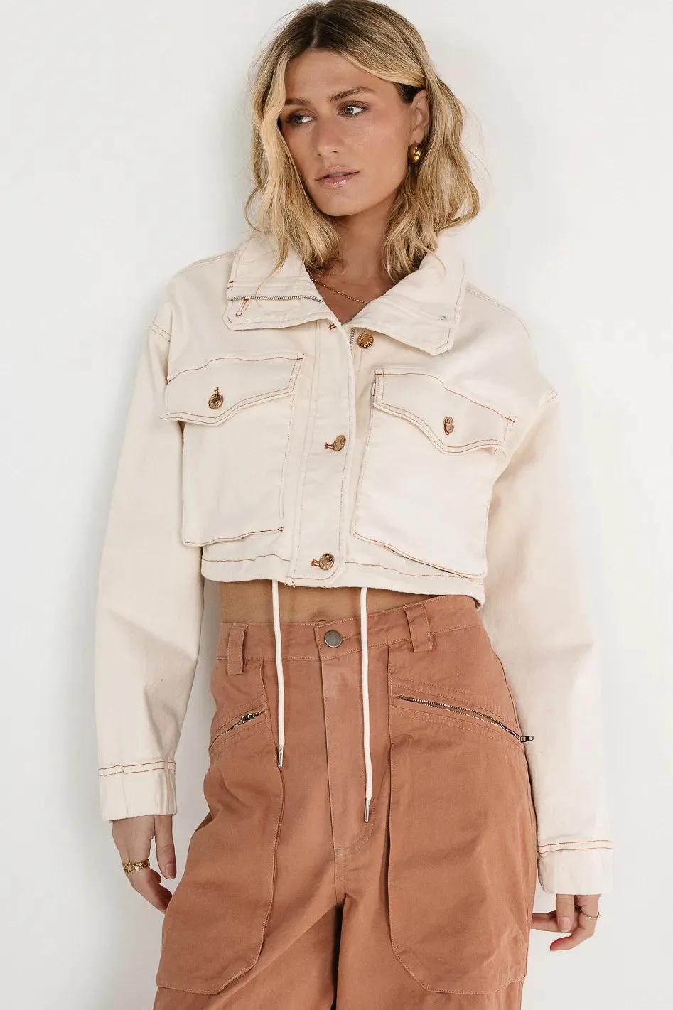 Cooper Cropped Denim Jacket