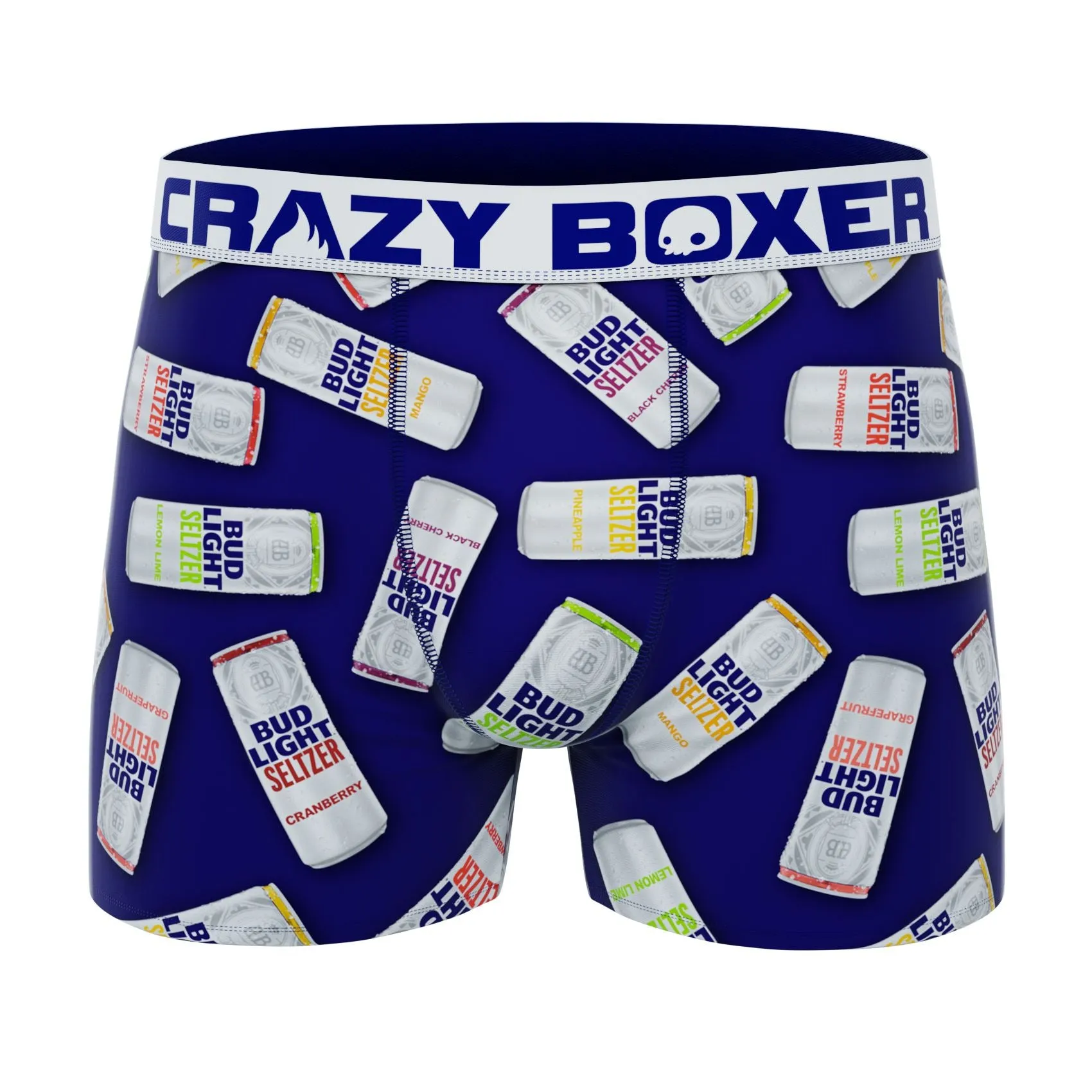 CRAZYBOXER Bud Light Cann Men's Boxer Briefs (Pack 2)