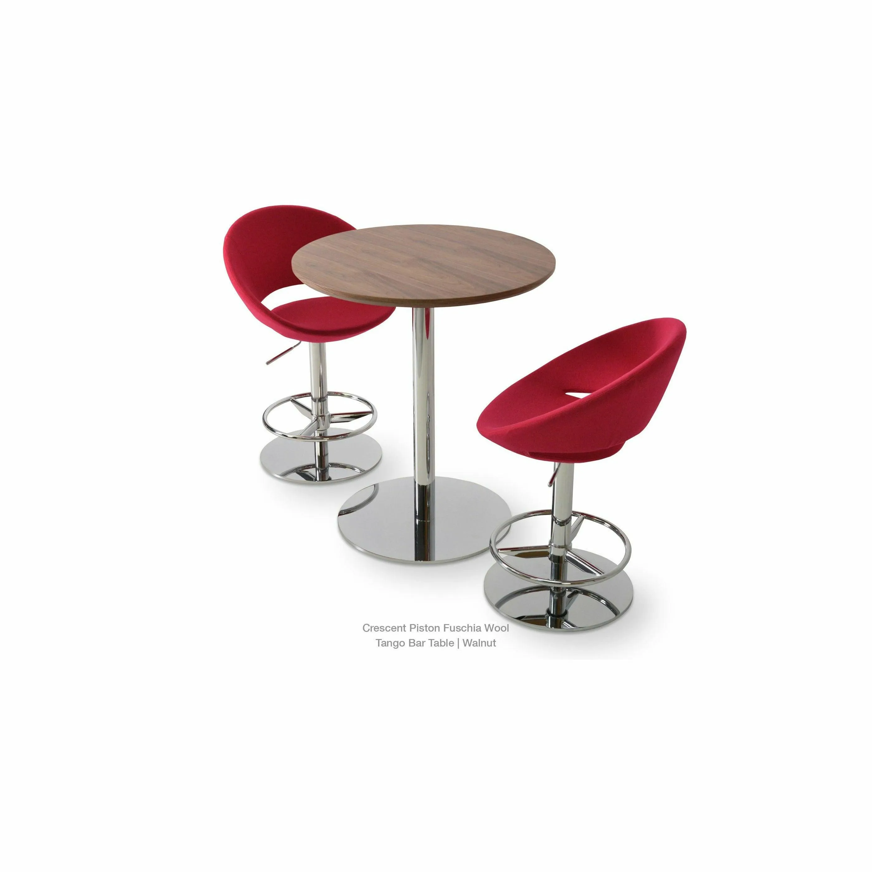 Crescent Piston Stool