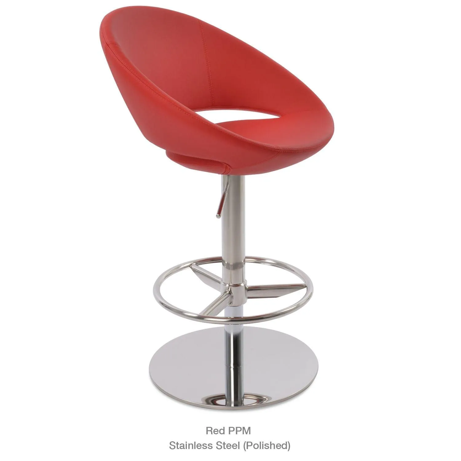 Crescent Piston Stool