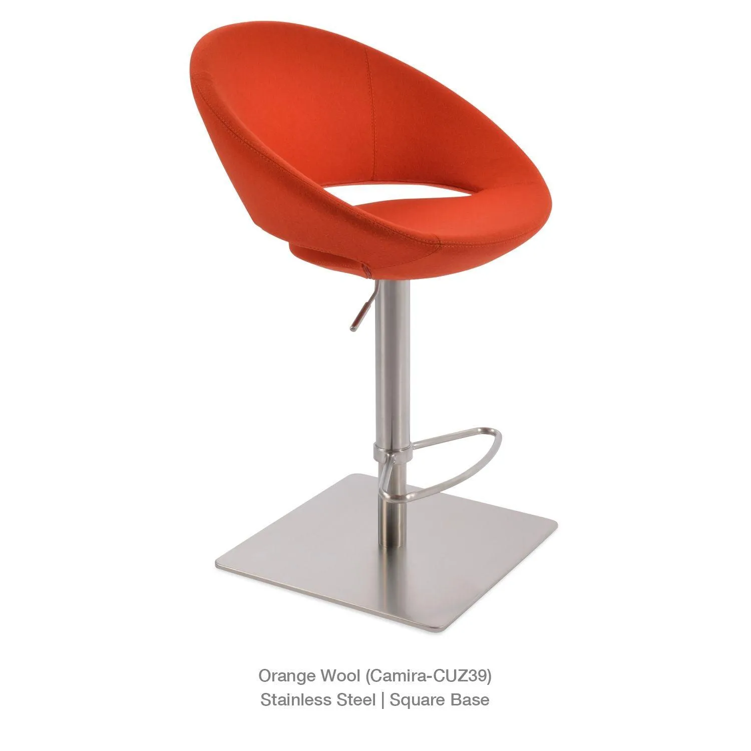 Crescent Piston Stool