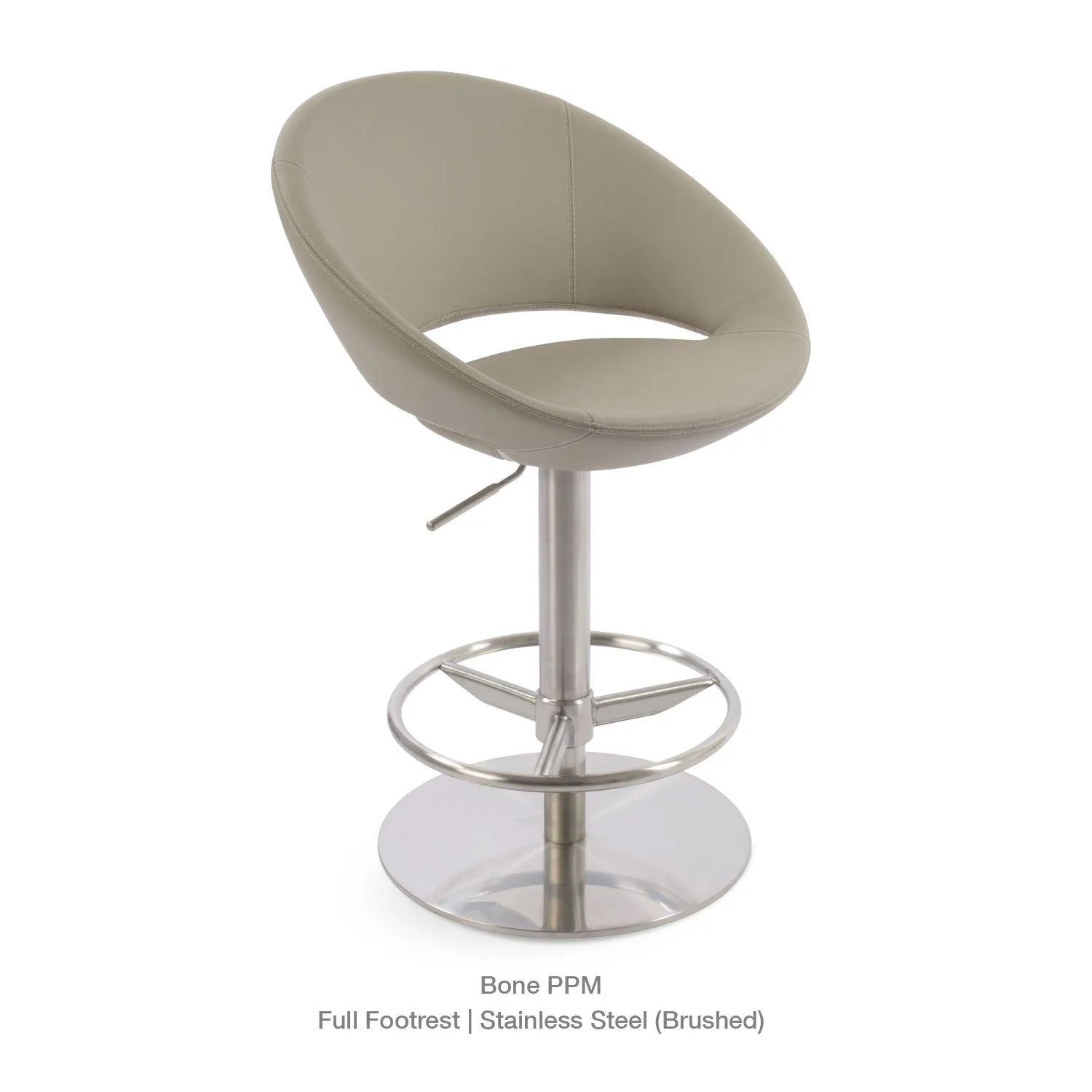 Crescent Piston Stool