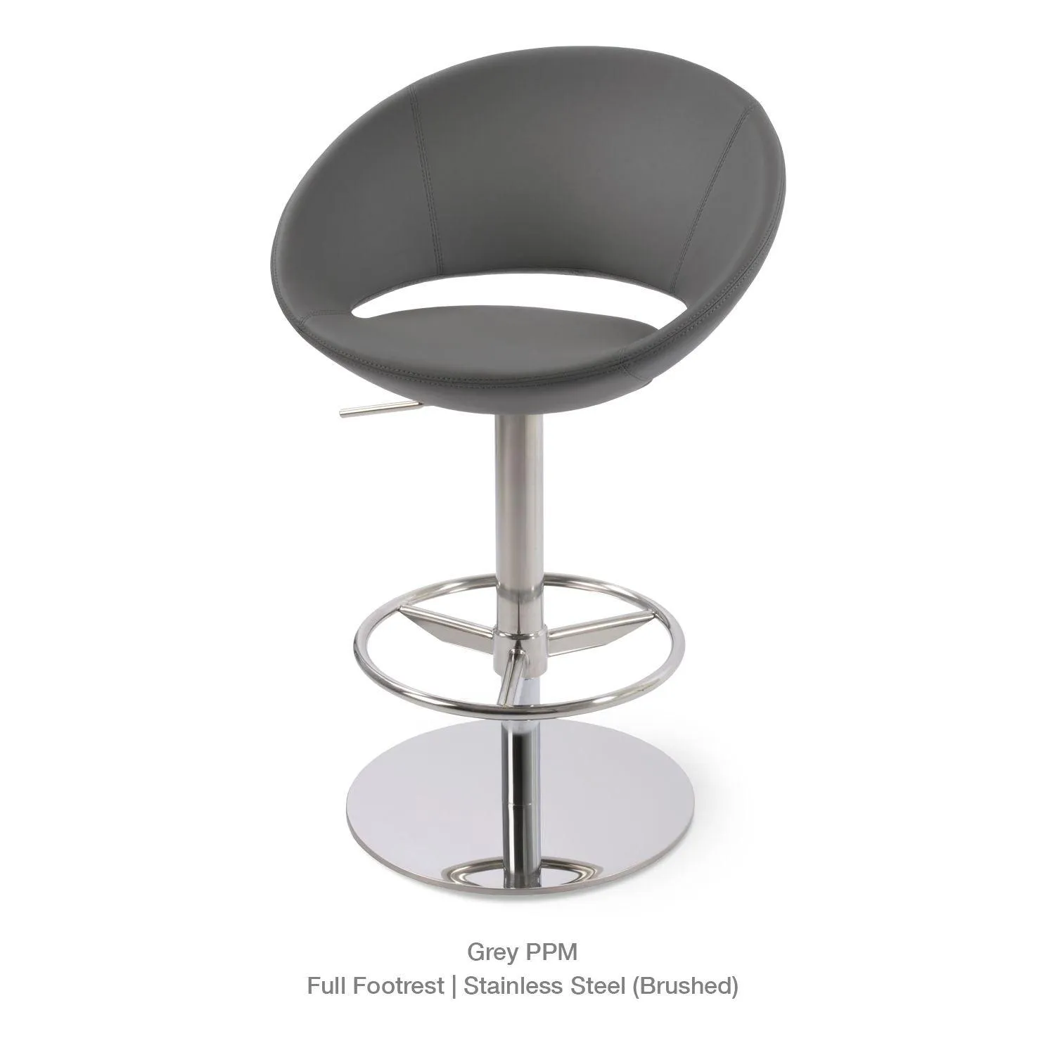 Crescent Piston Stool