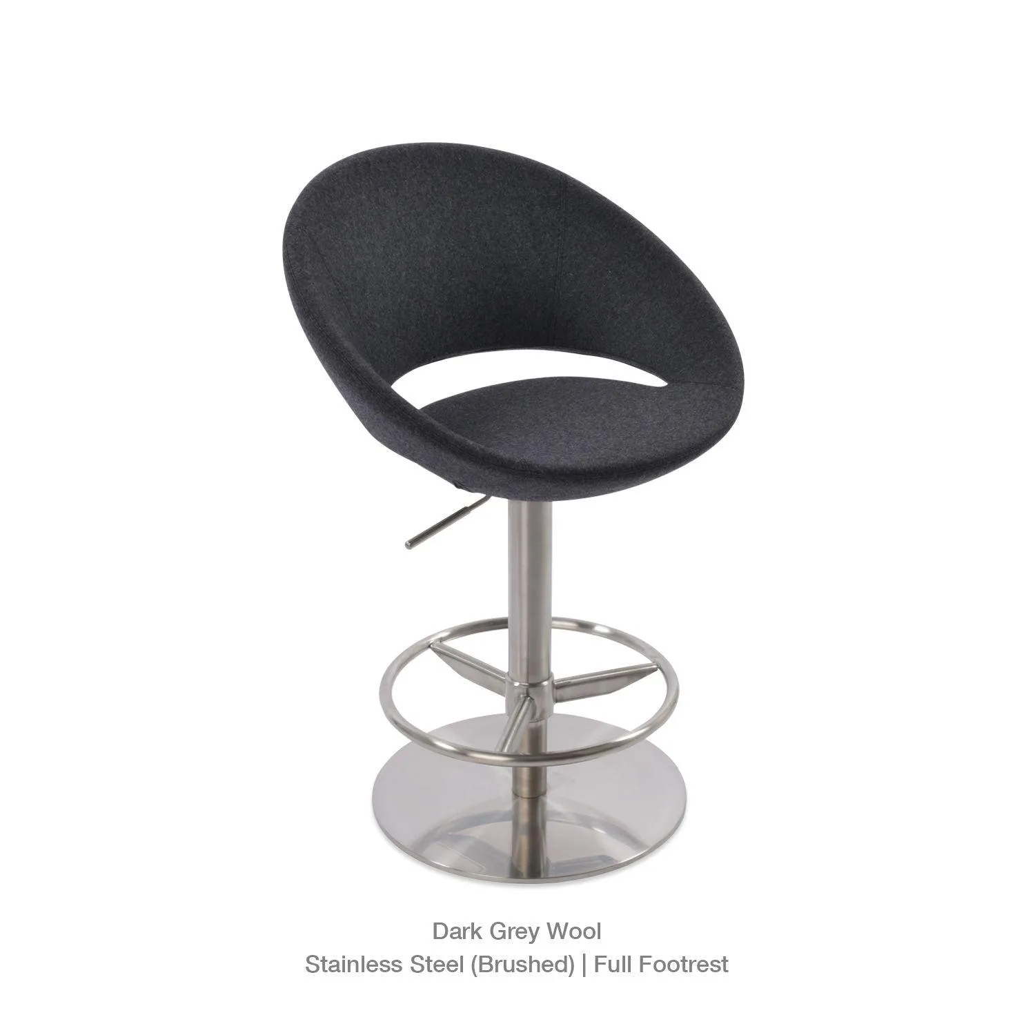 Crescent Piston Stool