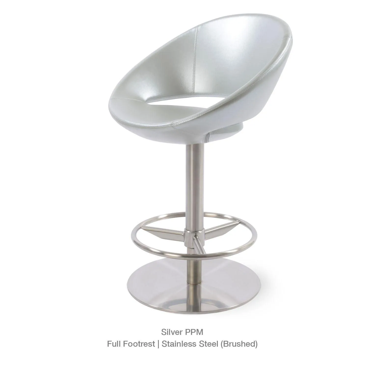 Crescent Piston Stool