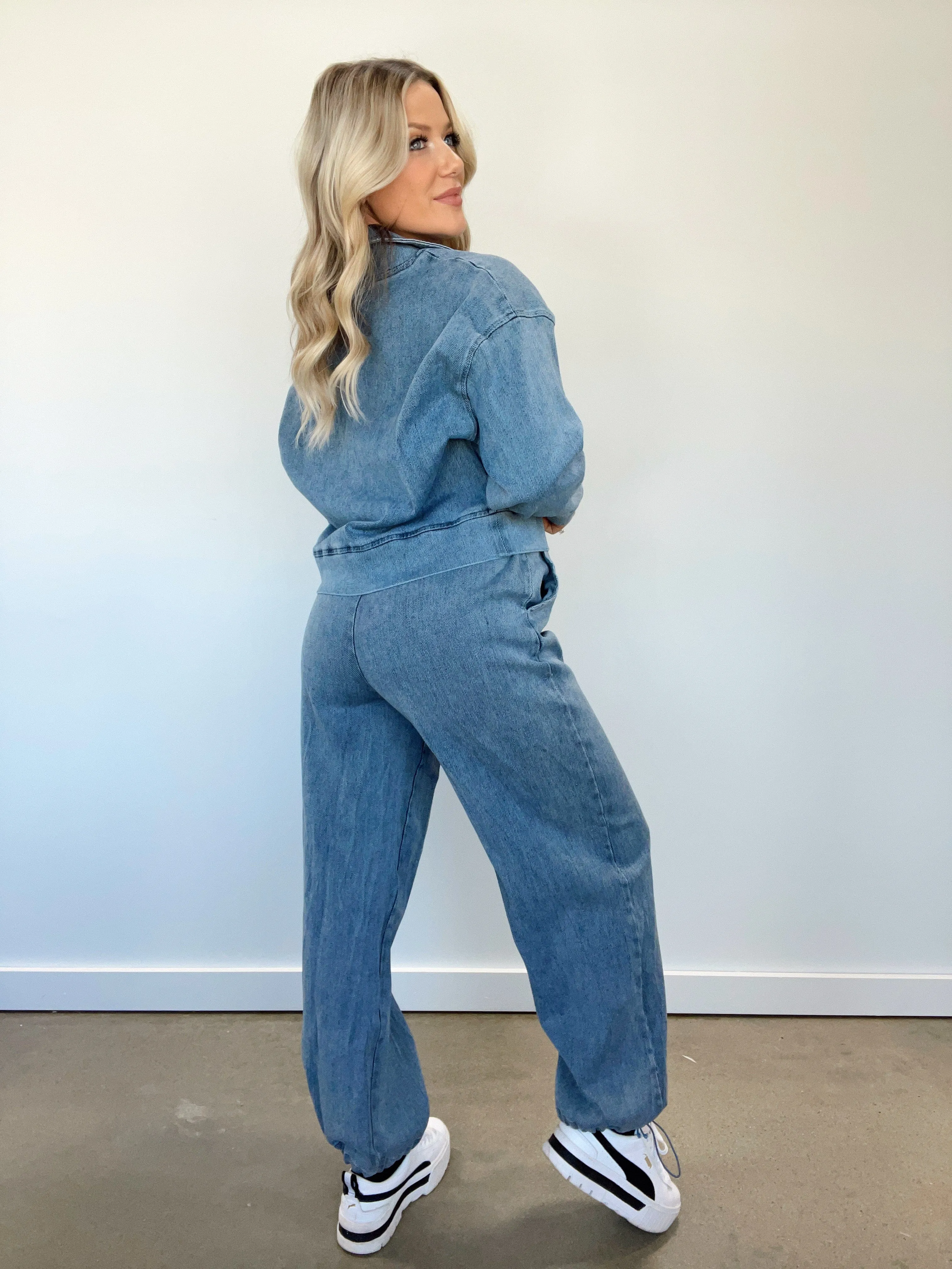 Dressed Down Denim Pants