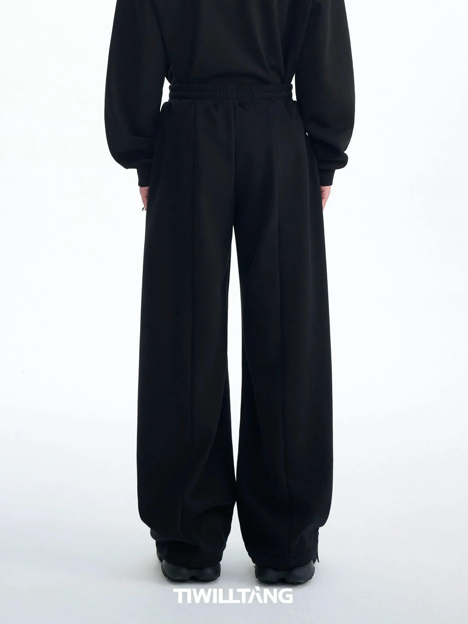 Dual Front Pocket Spliced Sweatpants