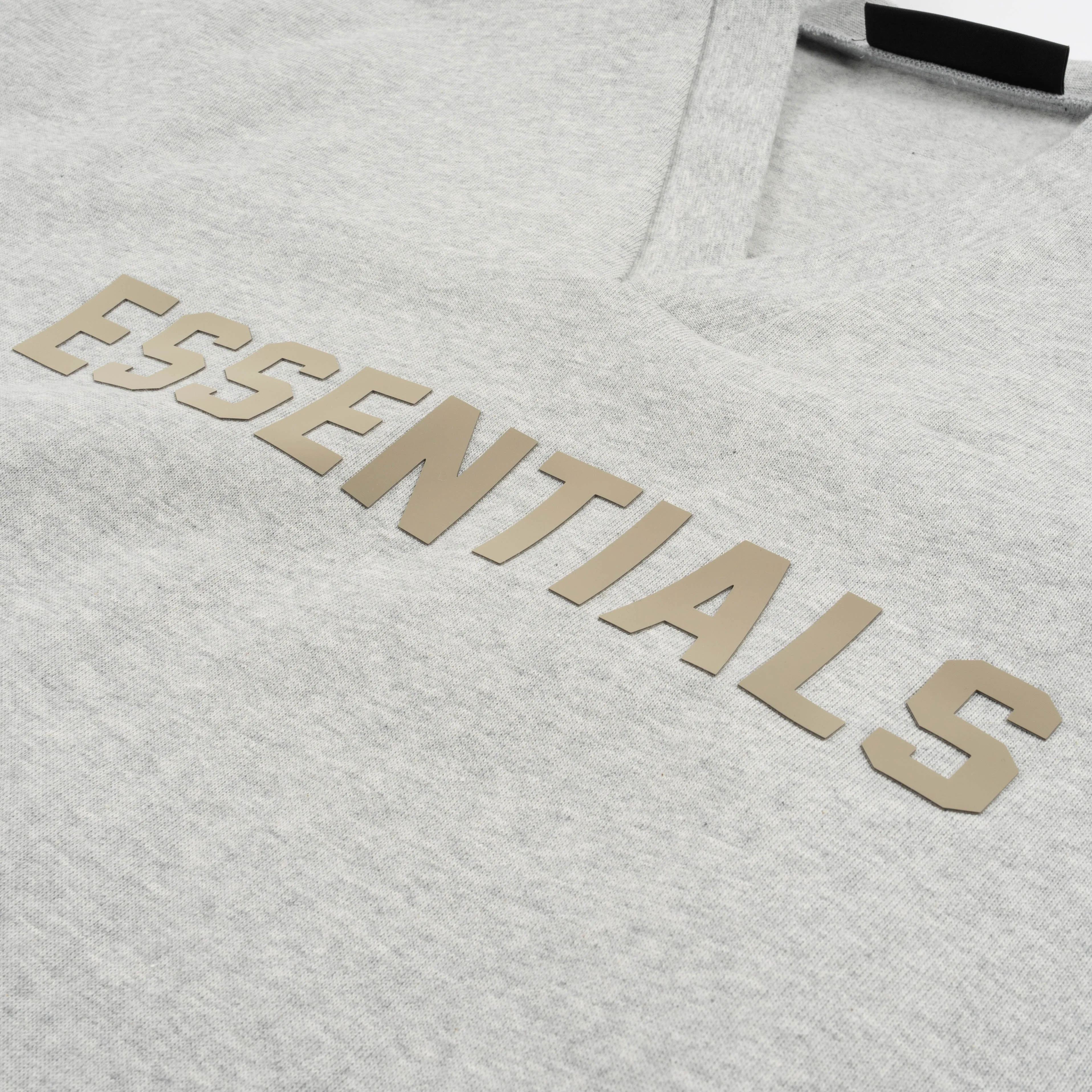 Essentials Football Top Light Heather 125SP244106F