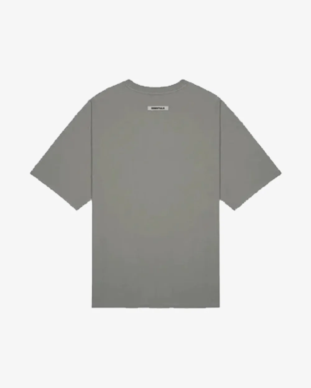 FOG ESSENTIALS SS20 SILICON APPLIQUE LOGO CHARCOAL TEE