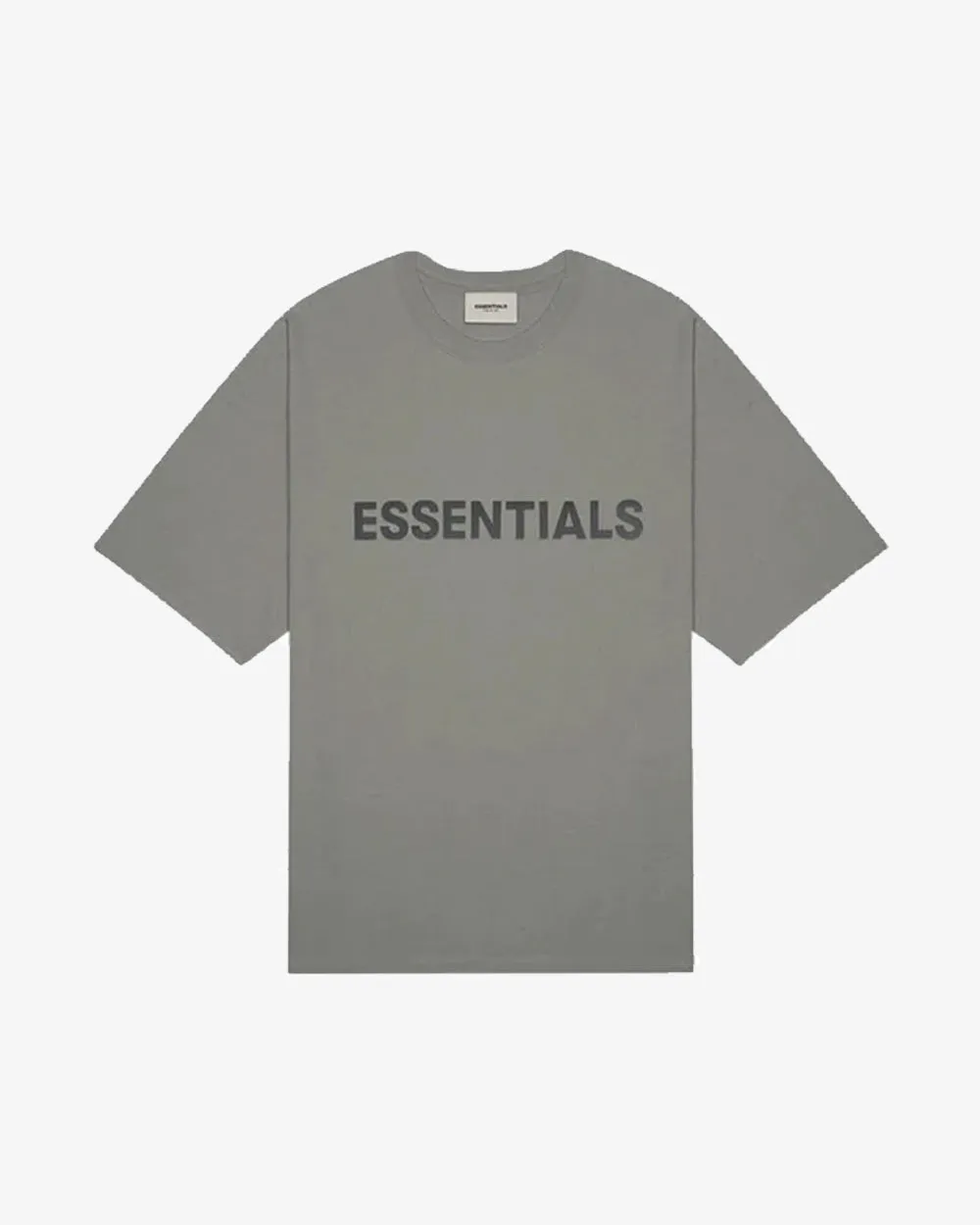 FOG ESSENTIALS SS20 SILICON APPLIQUE LOGO CHARCOAL TEE