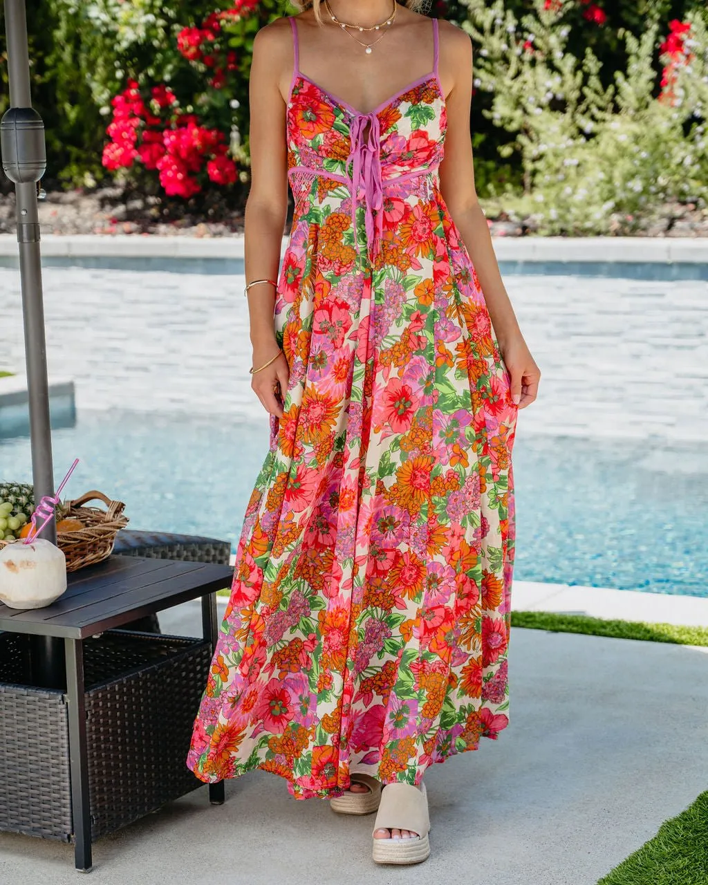 Free People Multi Dream Weaver Maxi Dress - FINAL SALE