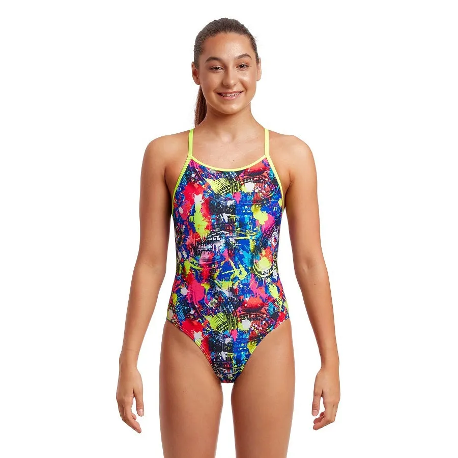 Funkita Girls Diamond Back One Piece FS11G- Smash City