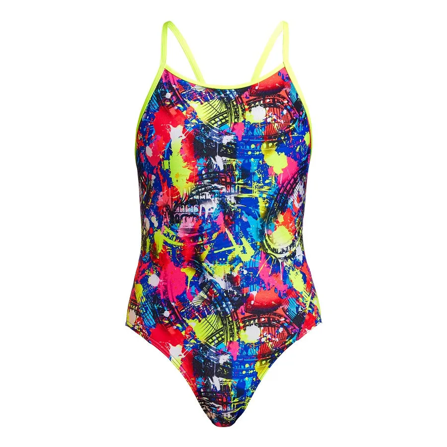 Funkita Girls Diamond Back One Piece FS11G- Smash City