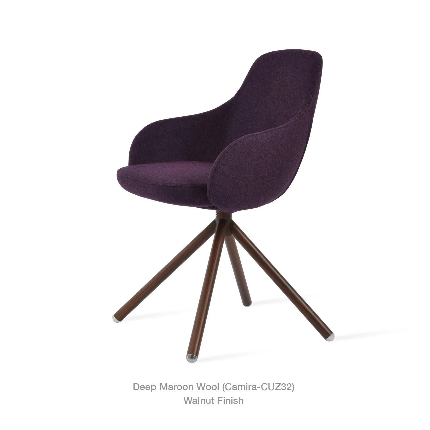 GAZEL STICK SWIVEL ARMCHAIR