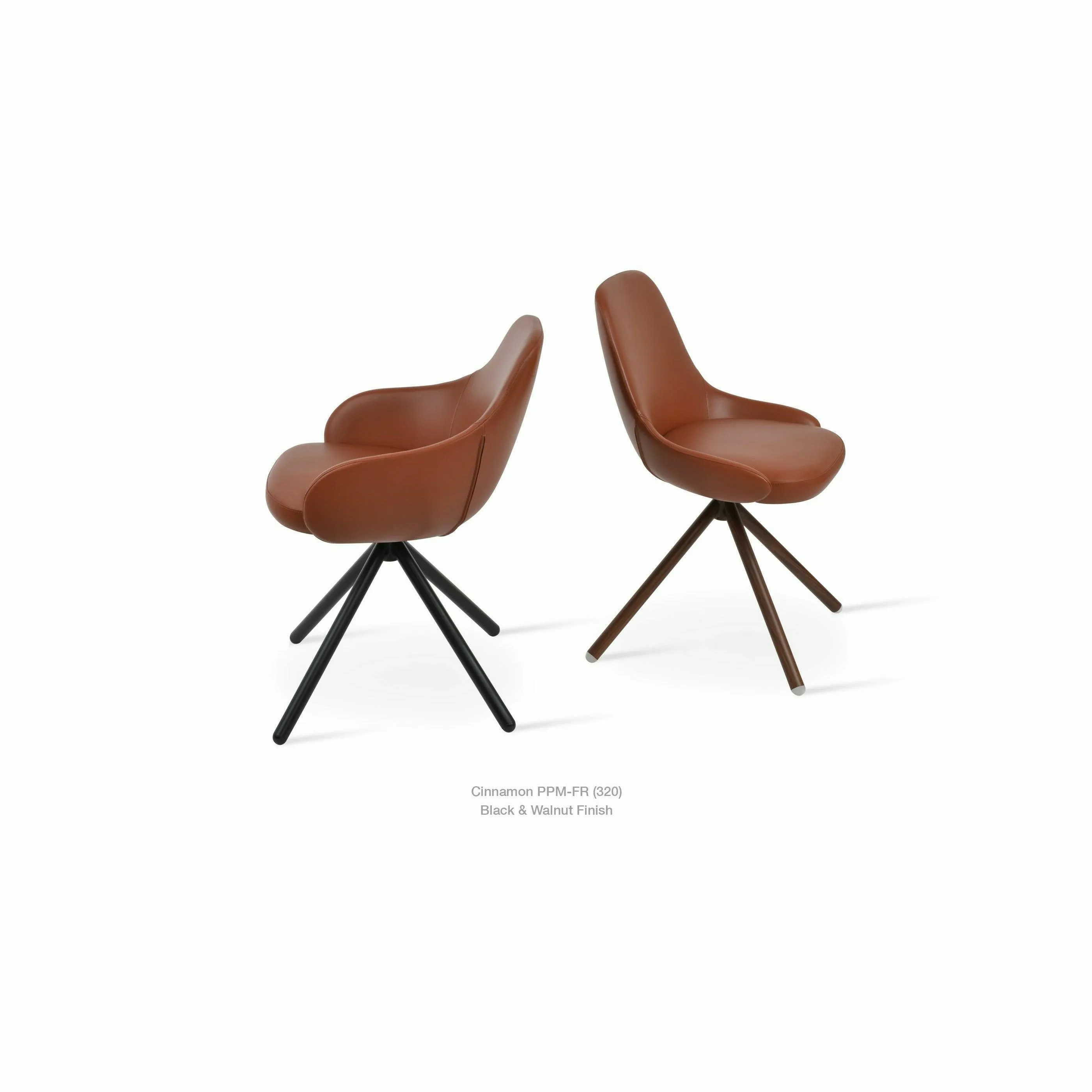 GAZEL STICK SWIVEL ARMCHAIR