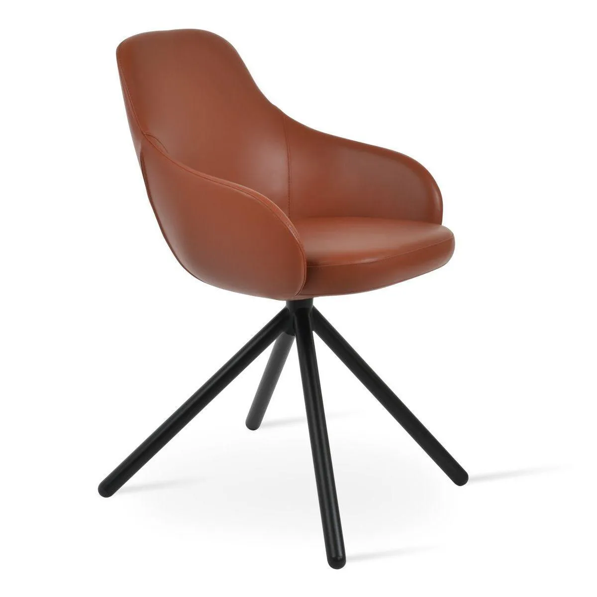 GAZEL STICK SWIVEL ARMCHAIR