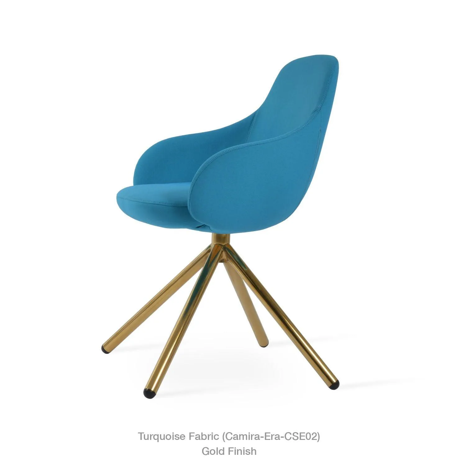 GAZEL STICK SWIVEL ARMCHAIR