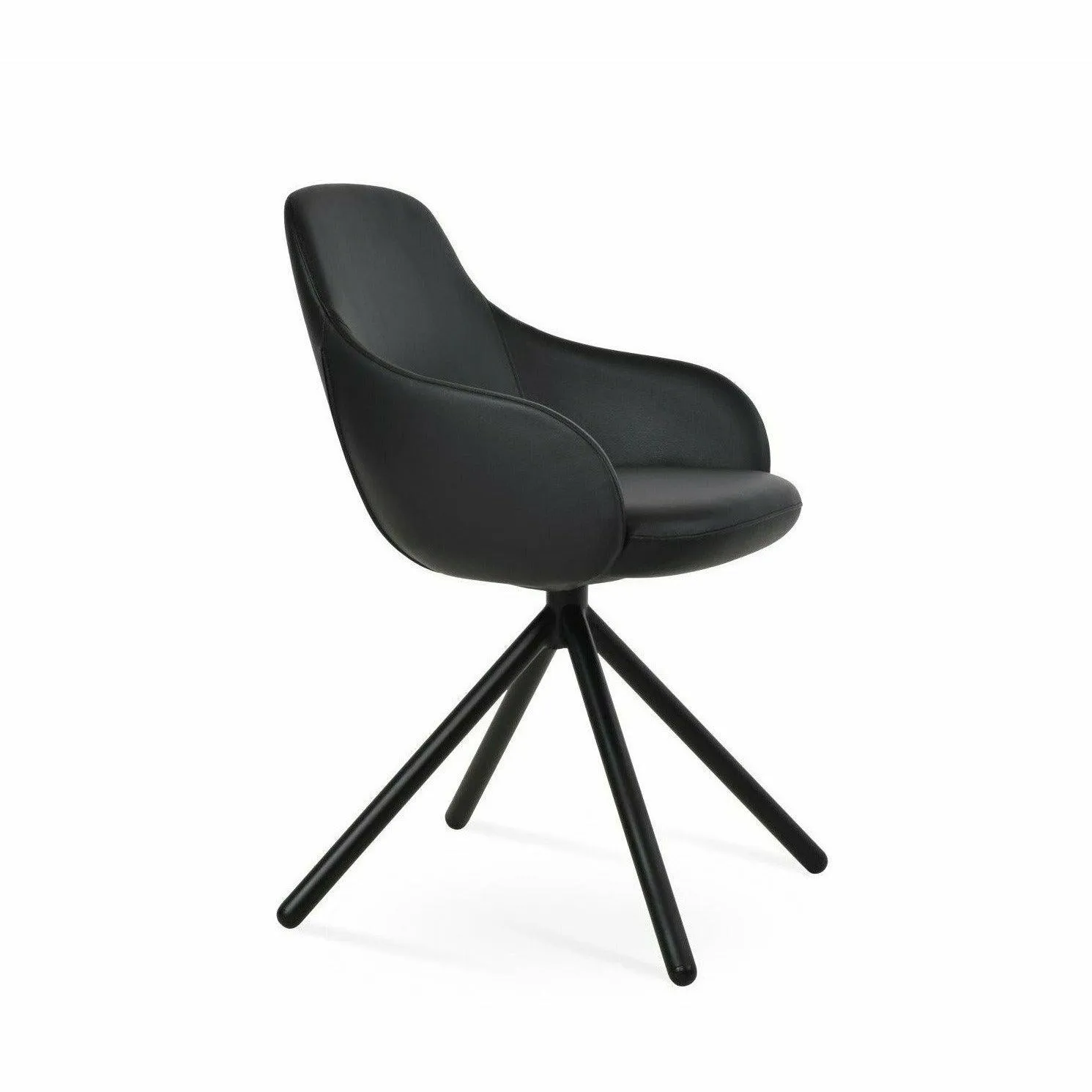 GAZEL STICK SWIVEL ARMCHAIR