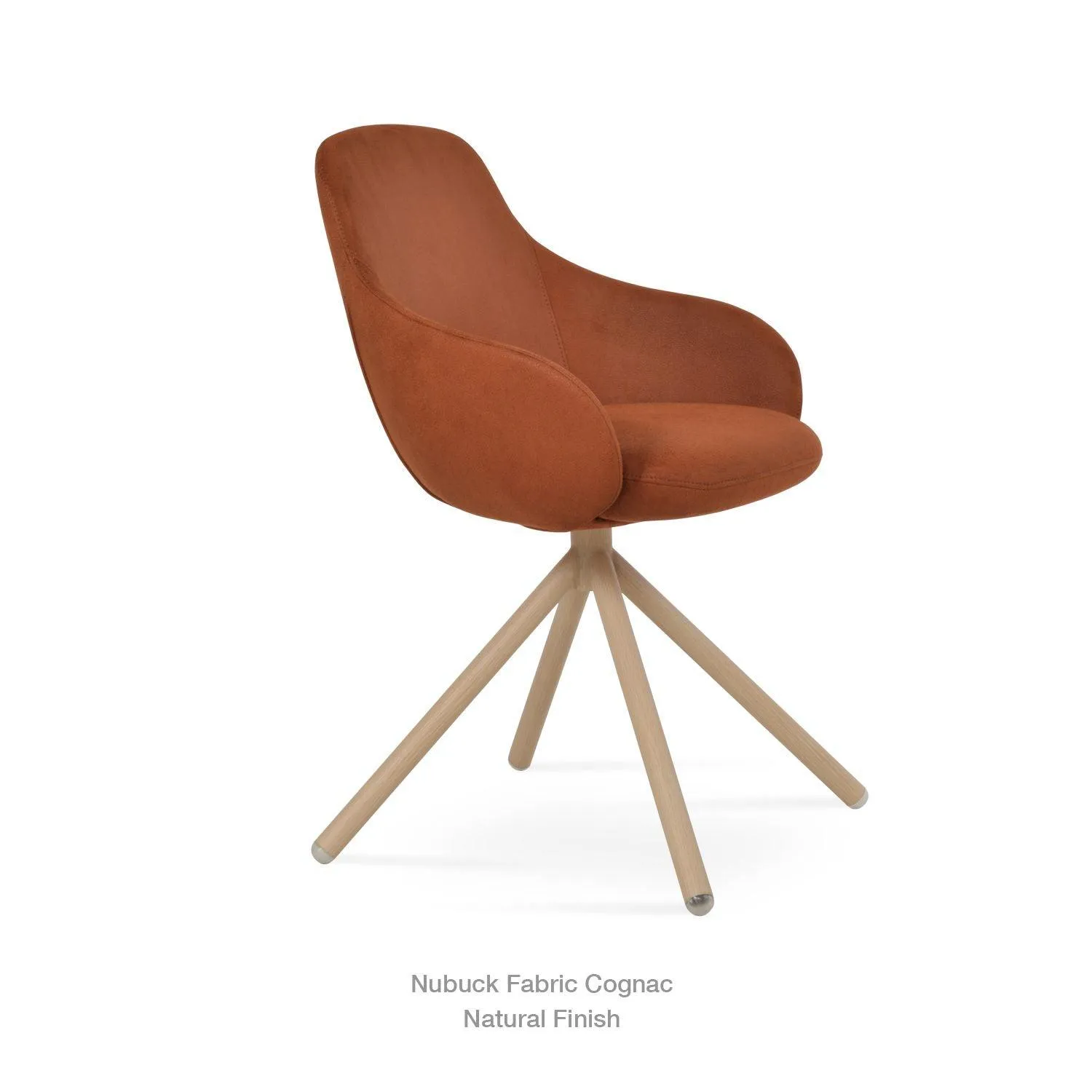 GAZEL STICK SWIVEL ARMCHAIR