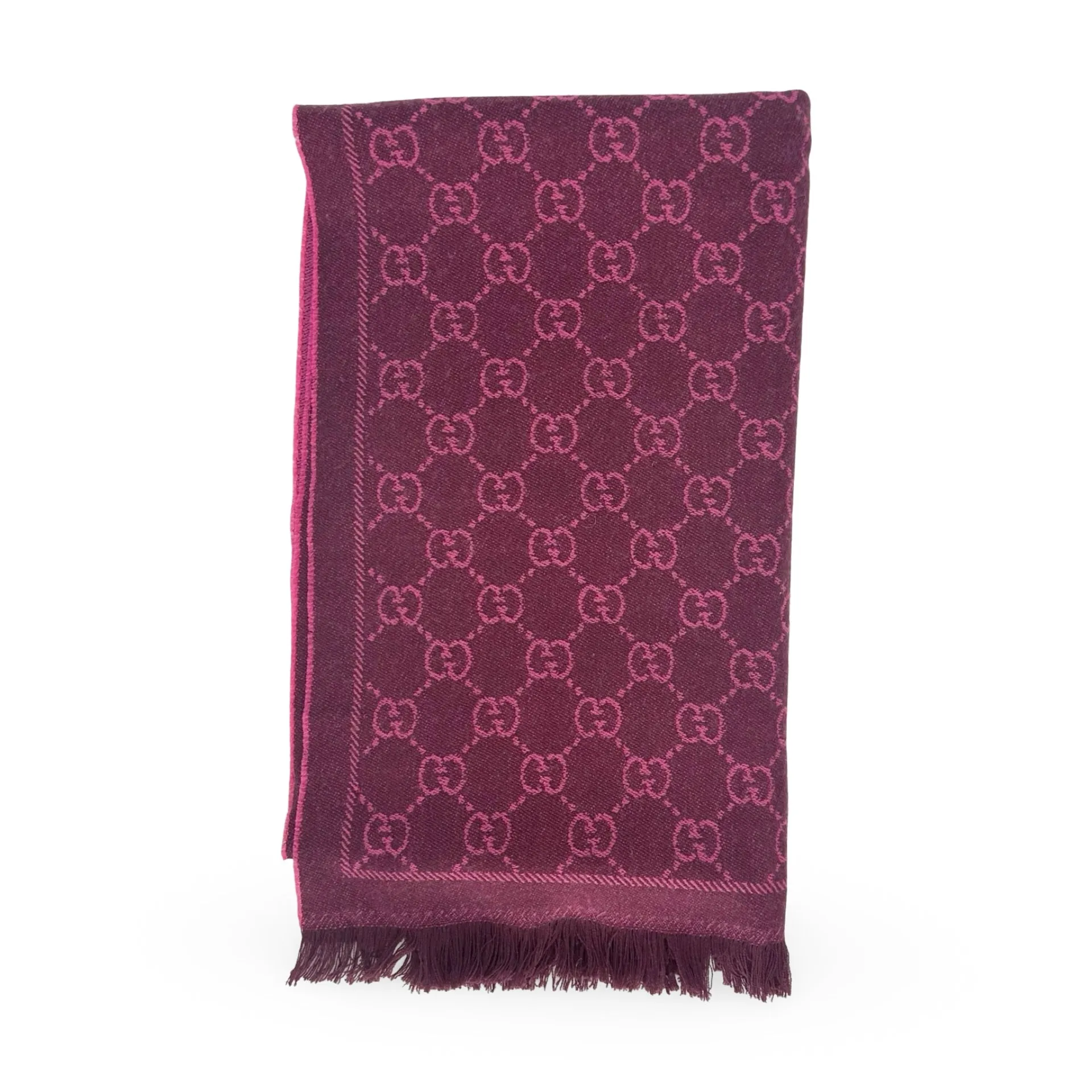 GUCCI: GG Wool Scarf