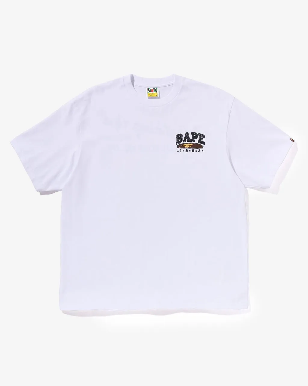 Hand Draw BAPE Relaxed Fit Tee White