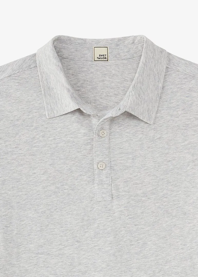 High & Mighty All-In Polo | Heather Grey