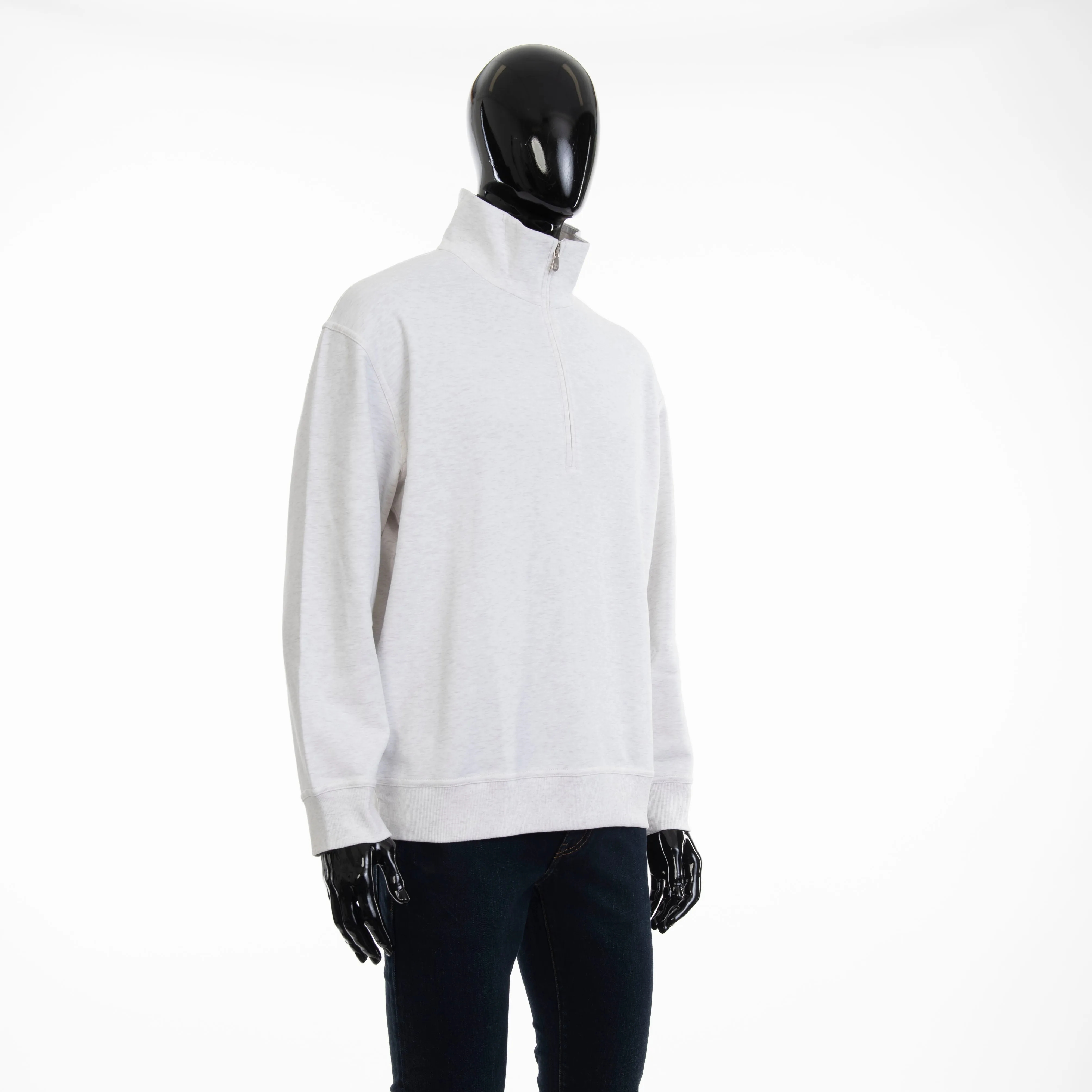 Ivory Techno Cotton French Terry Jumper