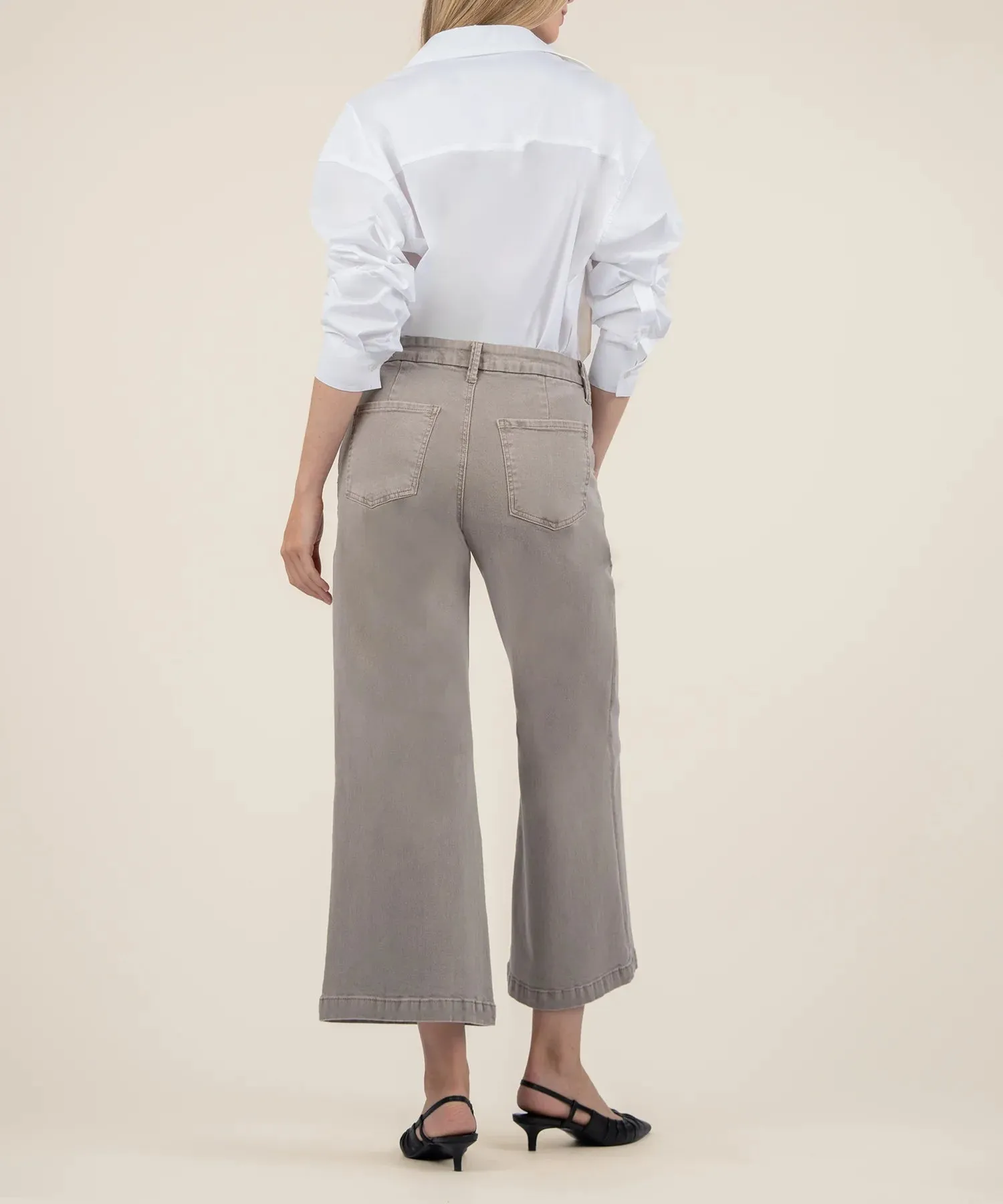 Kut From The Kloth Meg Wide Leg Jean (Coffee Cream)