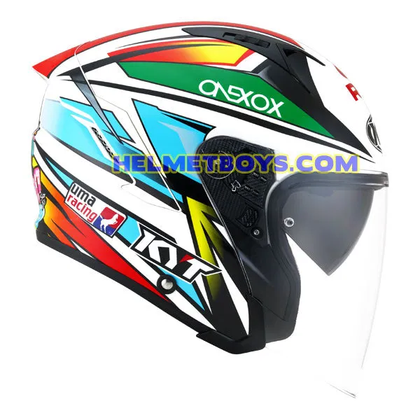 KYT NFJ Motorcycle Sunvisor Helmet KASMA DANIEL