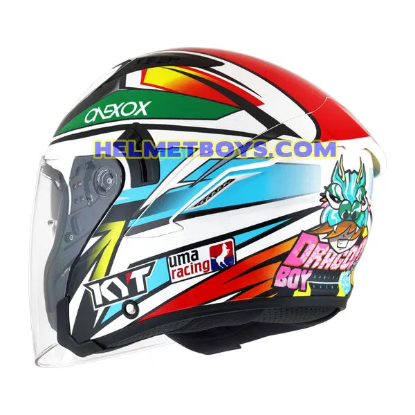 KYT NFJ Motorcycle Sunvisor Helmet KASMA DANIEL