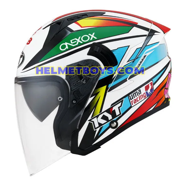 KYT NFJ Motorcycle Sunvisor Helmet KASMA DANIEL