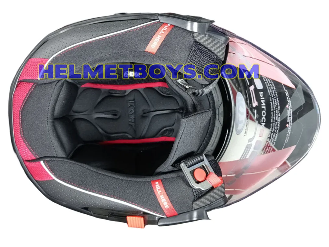 KYT TTR JET Motorcycle Sunvisor Helmet KASMA DANIEL