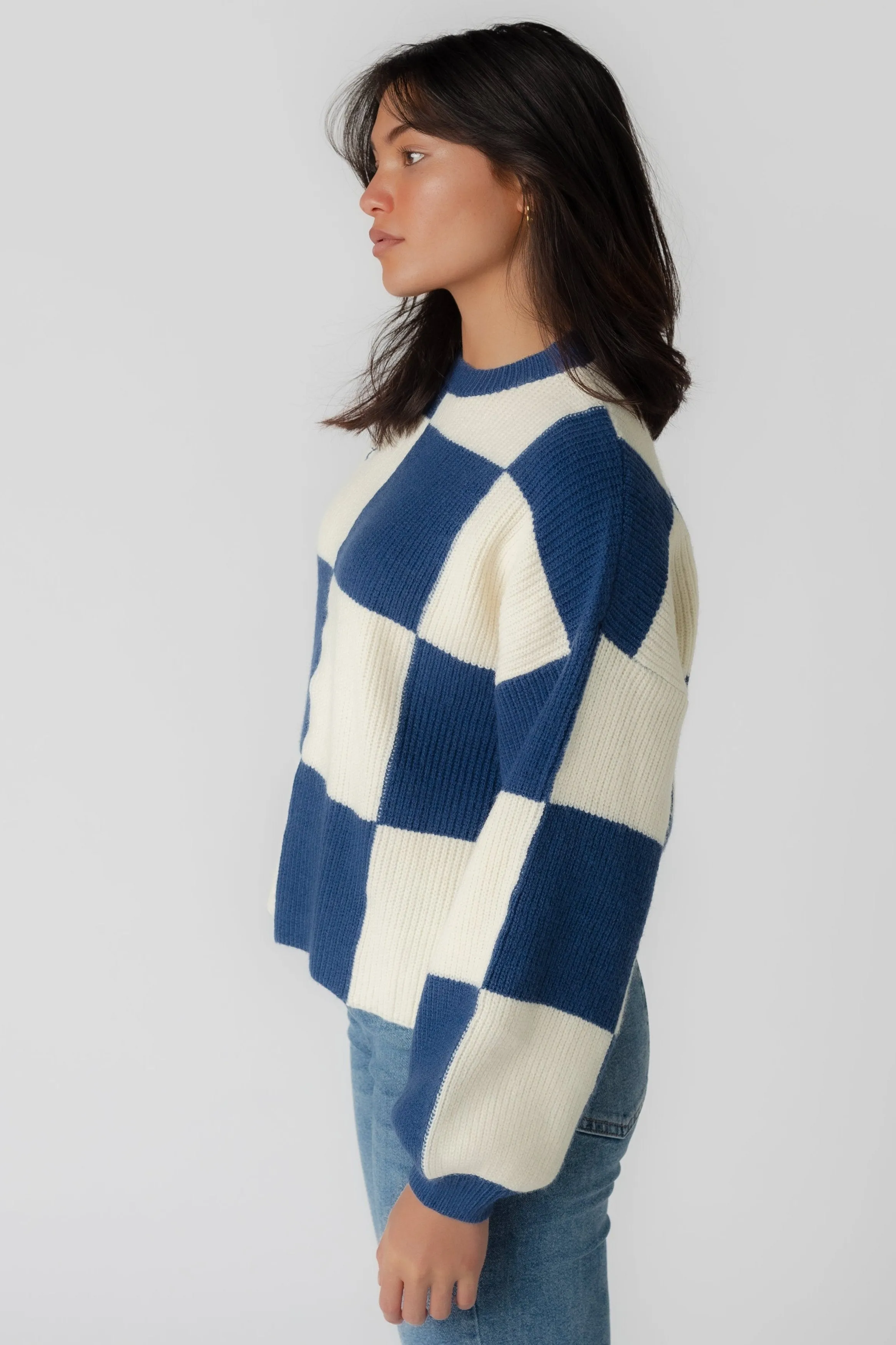 Mandy Checker Sweater