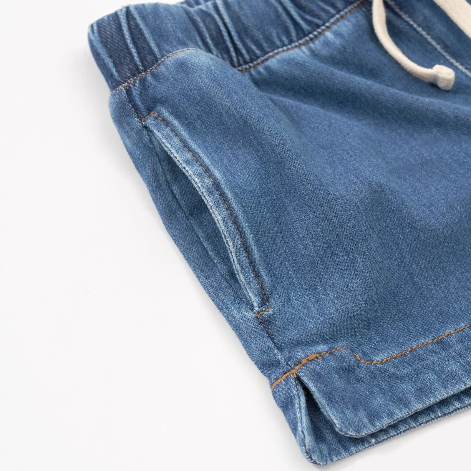 Midwash Blue Denim Shorts