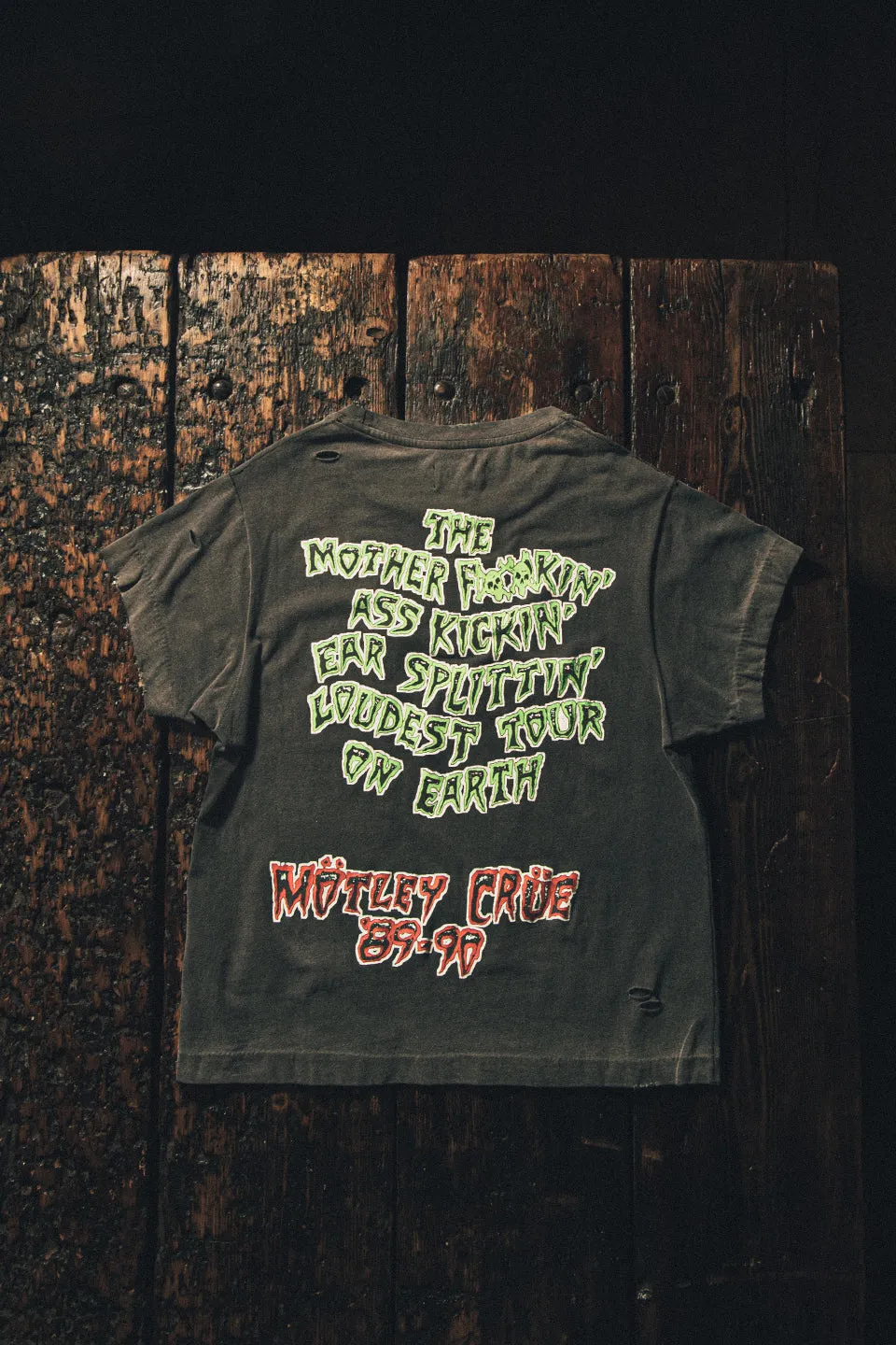 Mötley Crüe Loudest Tour On Earth Vintage T-Shirt