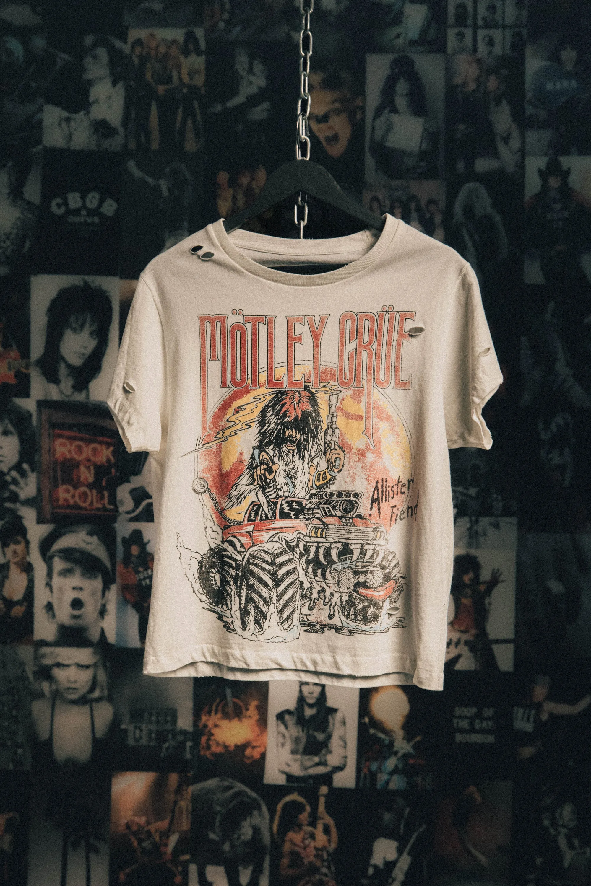 Mötley Crüe Wrecking Crue 85 Vintage T-Shirt