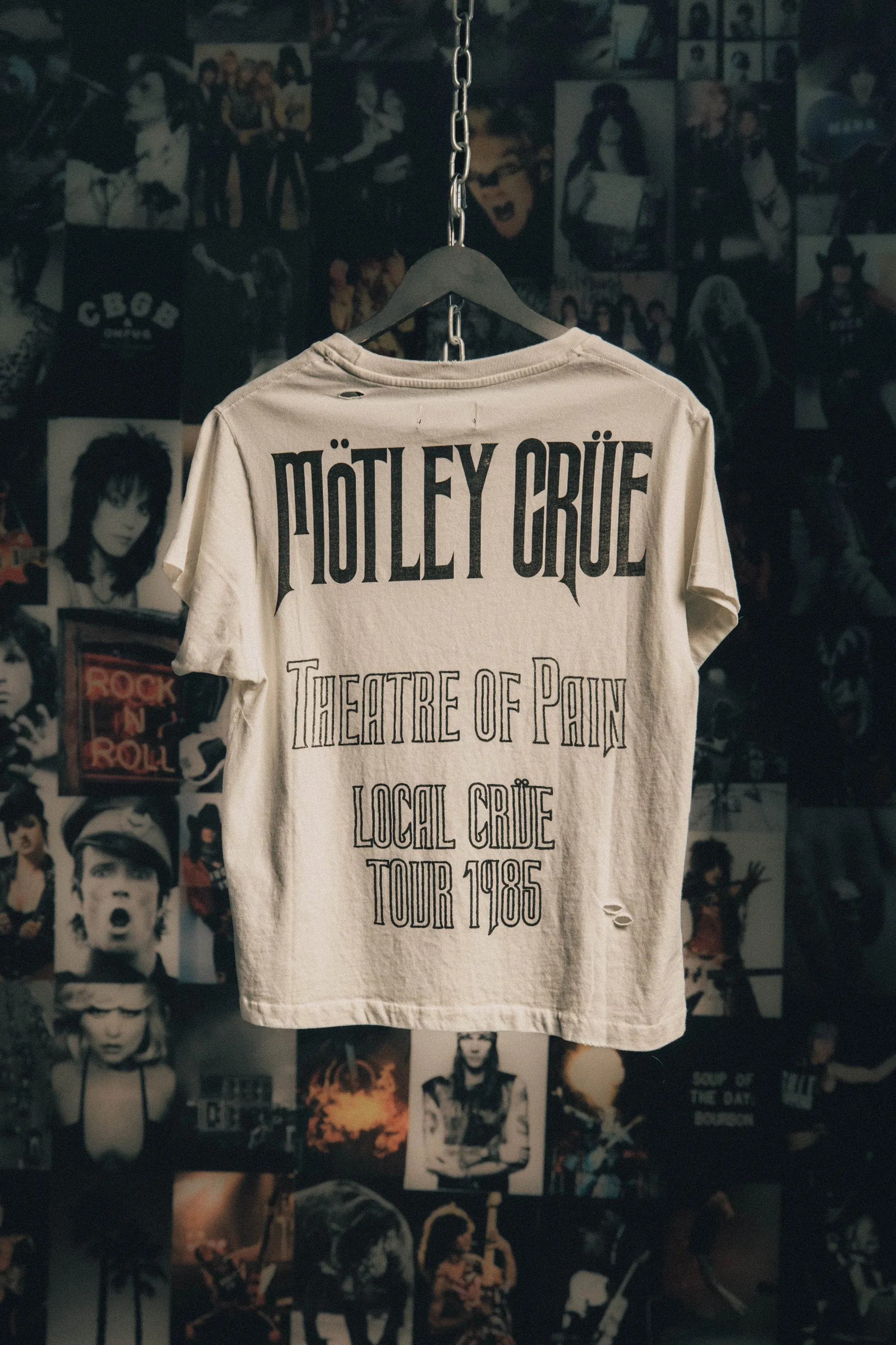 Mötley Crüe Wrecking Crue 85 Vintage T-Shirt