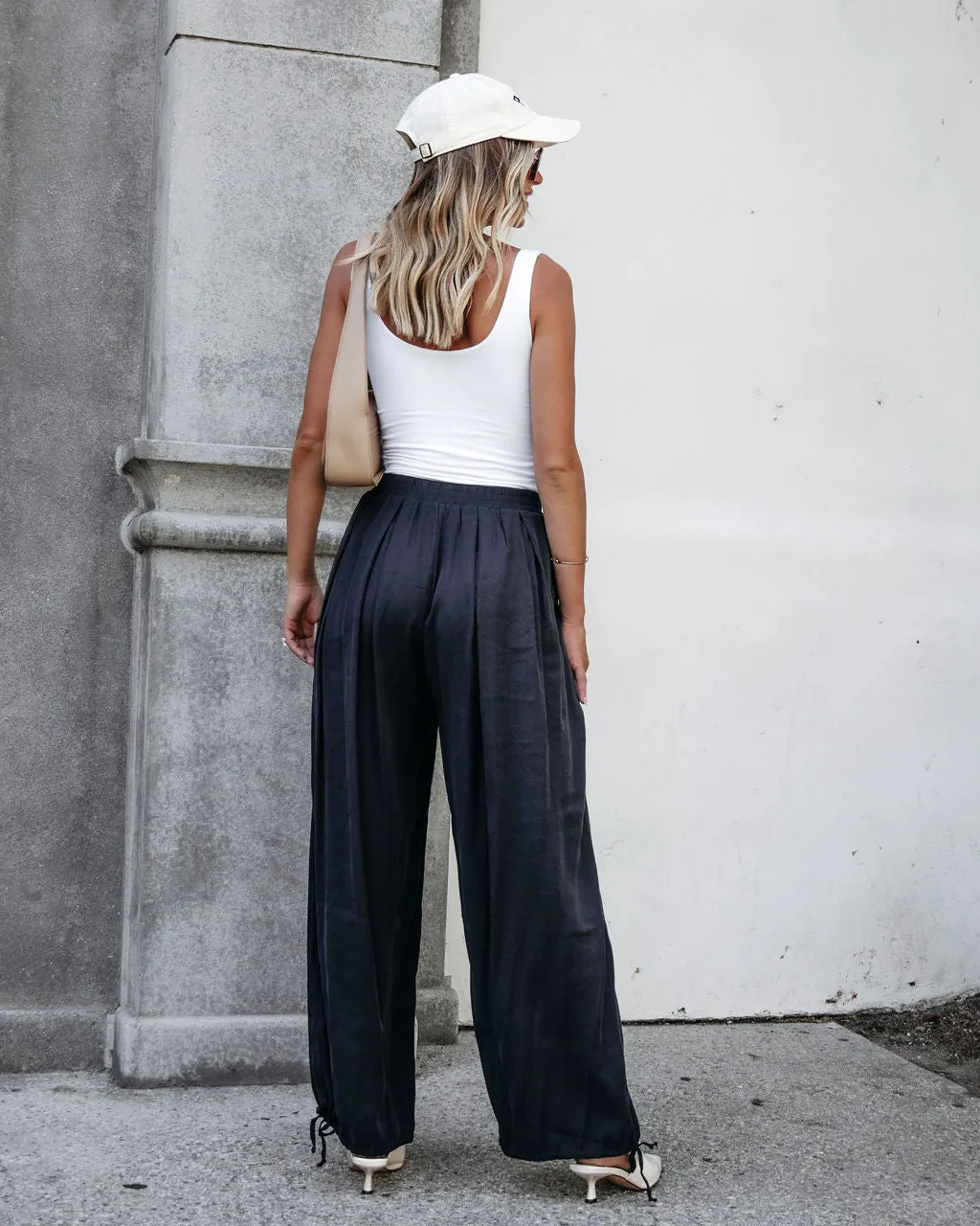 Muse By Magnolia Charcoal Parachute Pants