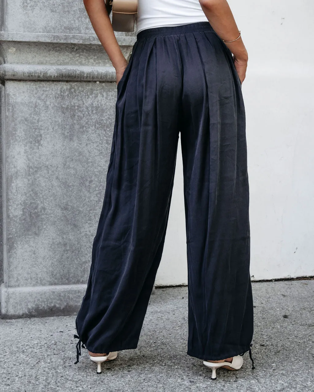 Muse By Magnolia Charcoal Parachute Pants