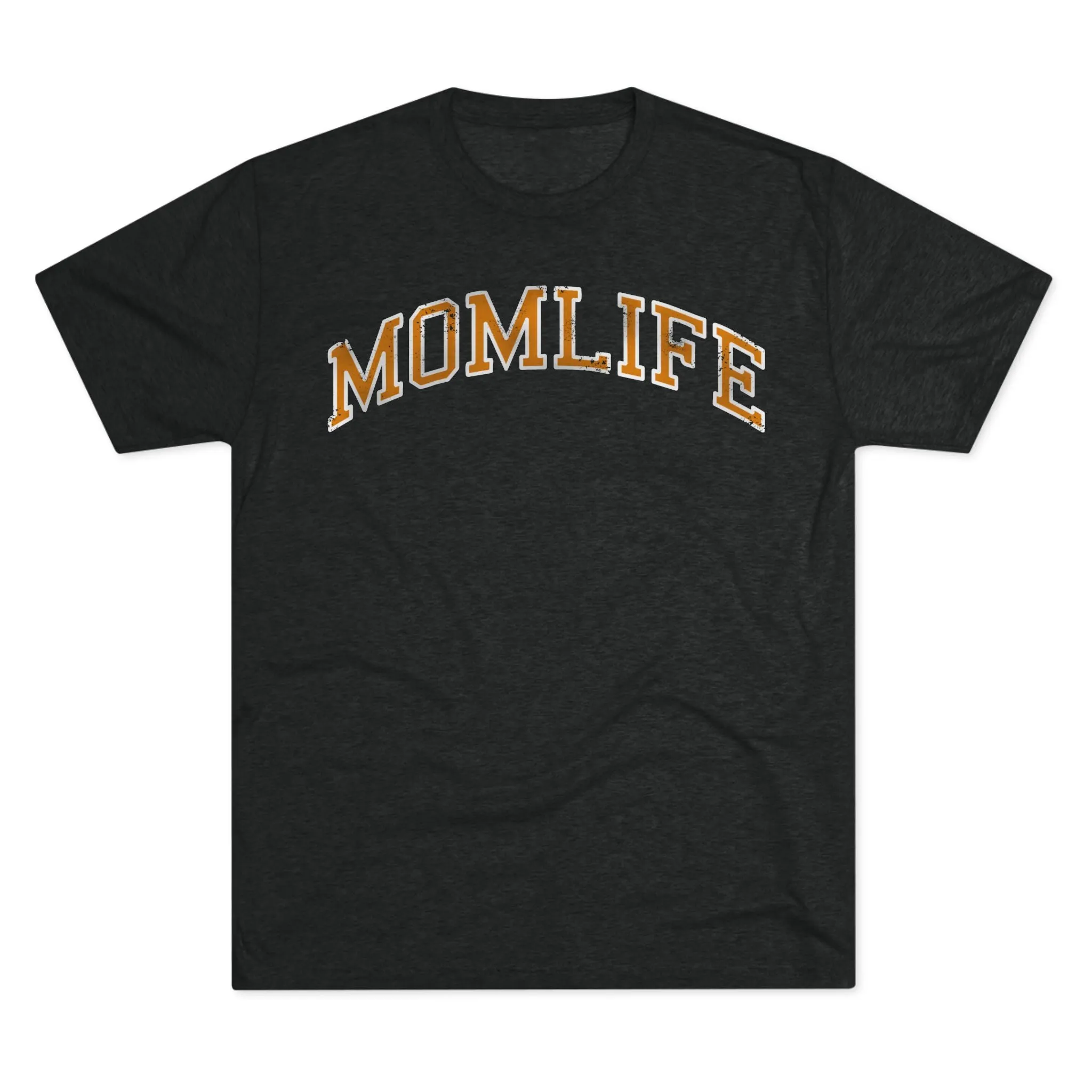 ORANGE and WHITE Football Mom Shirt