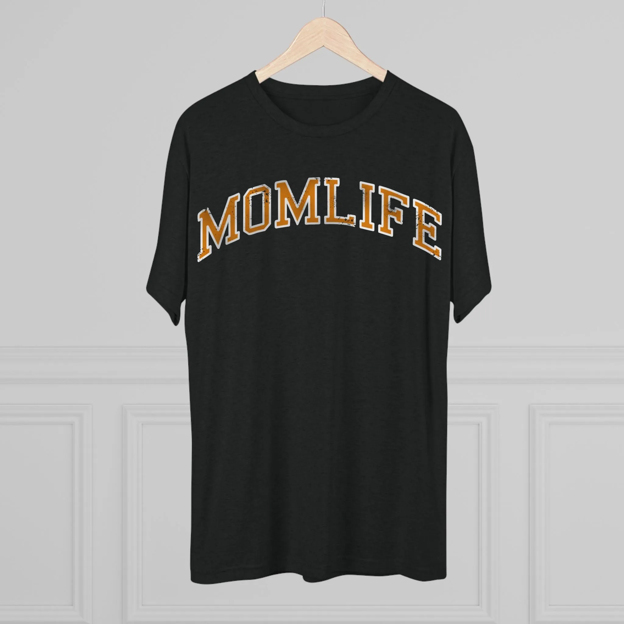 ORANGE and WHITE Football Mom Shirt